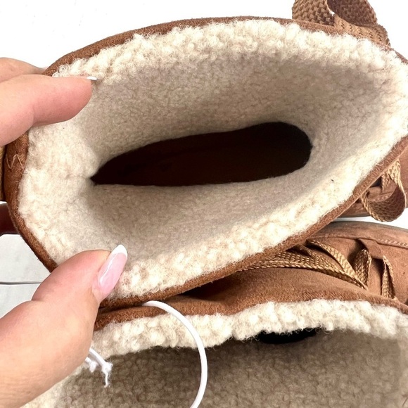 NWT - Universal Thread Birgitte Cognac Winter Boots - Size 8 - Picture 7 of 10